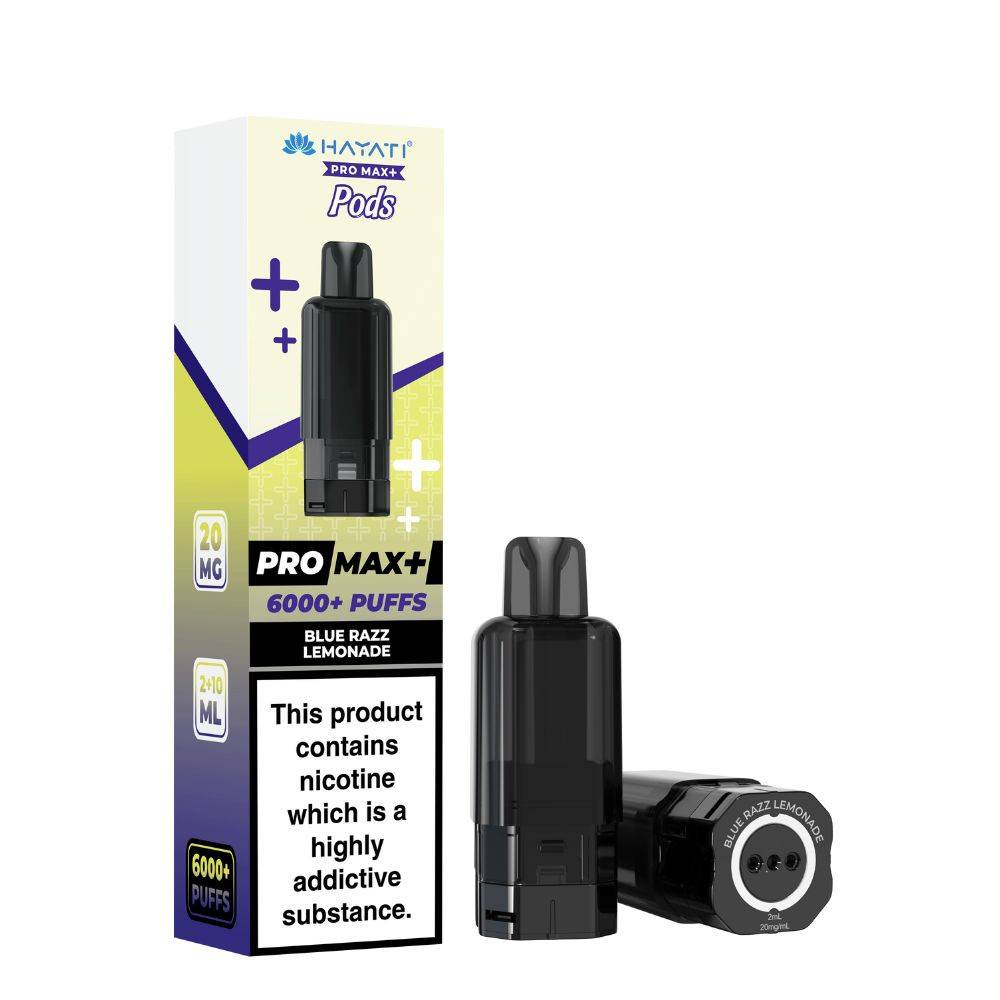Hayati Pro Max Plus 6000 Pods Pack of 5 Blue Razz Lemonade