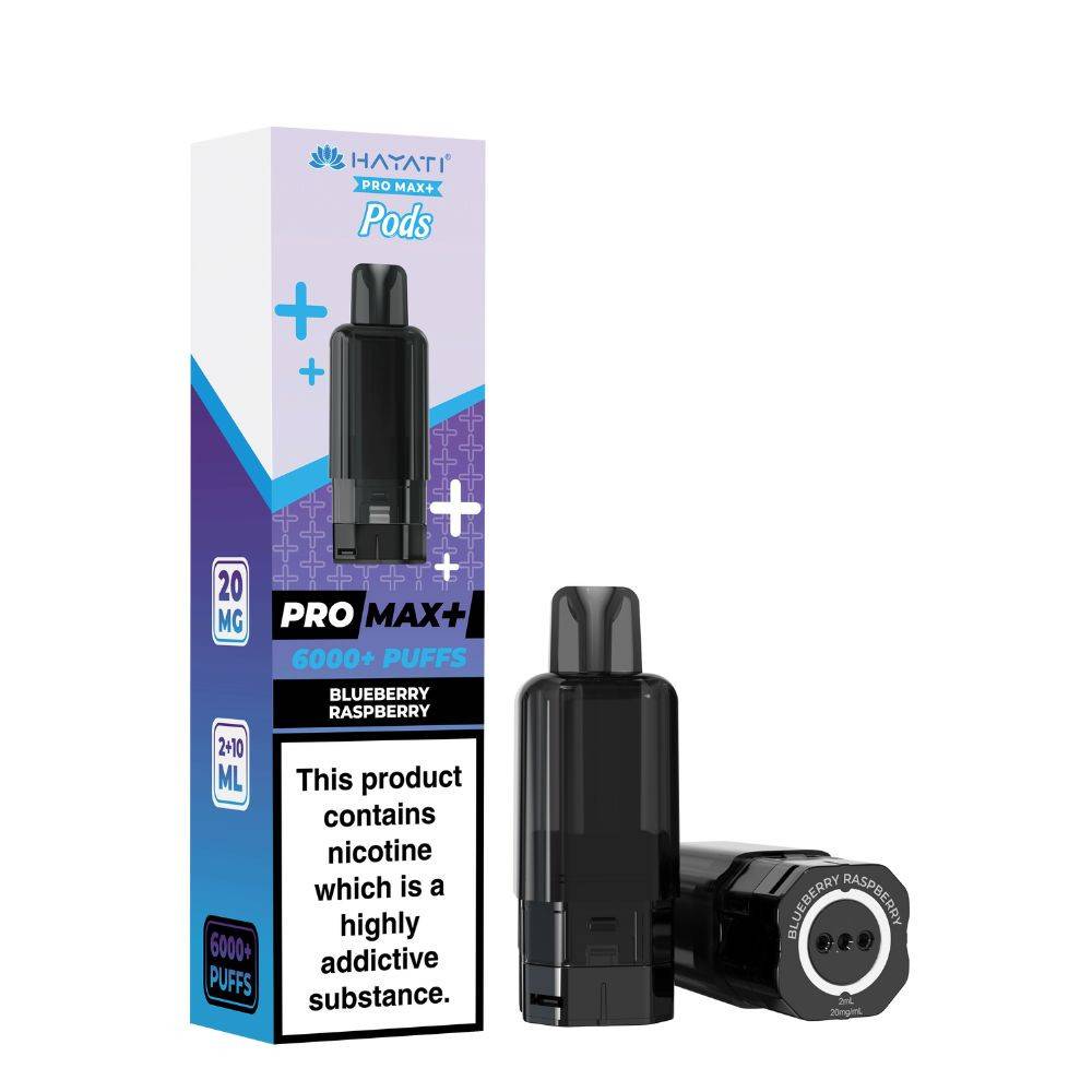 Hayati Pro Max Plus 6000 Pods Pack of 5 Blueberry Raspberry