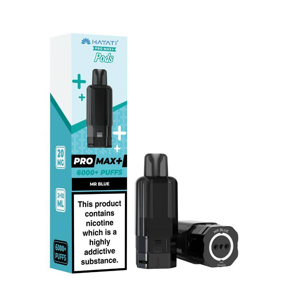 Hayati Pro Max Plus 6000 Pods Pack of 5 Mr Blue
