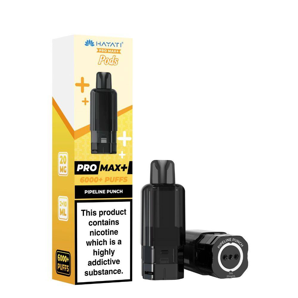 Hayati Pro Max Plus 6000 Pods Pack of 5 Pipeline Punch