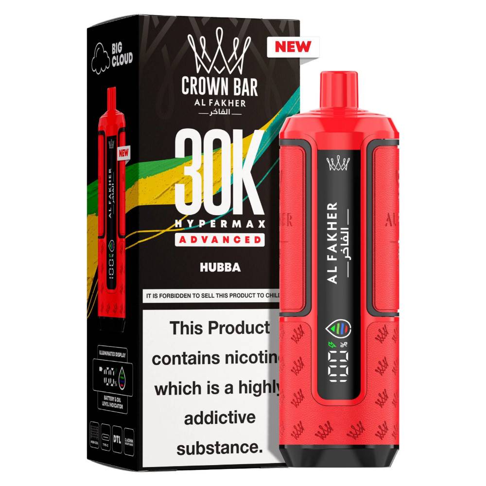 Al Fakher 30k Hypermax Pods Box of 5 Hubba