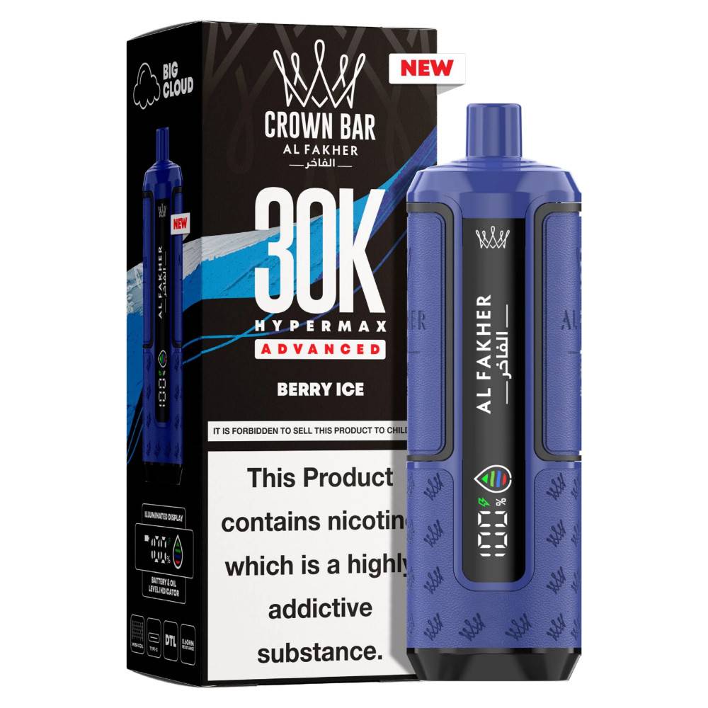 Al Fakher 30k Hypermax Pods Box of 5 Berry Ice