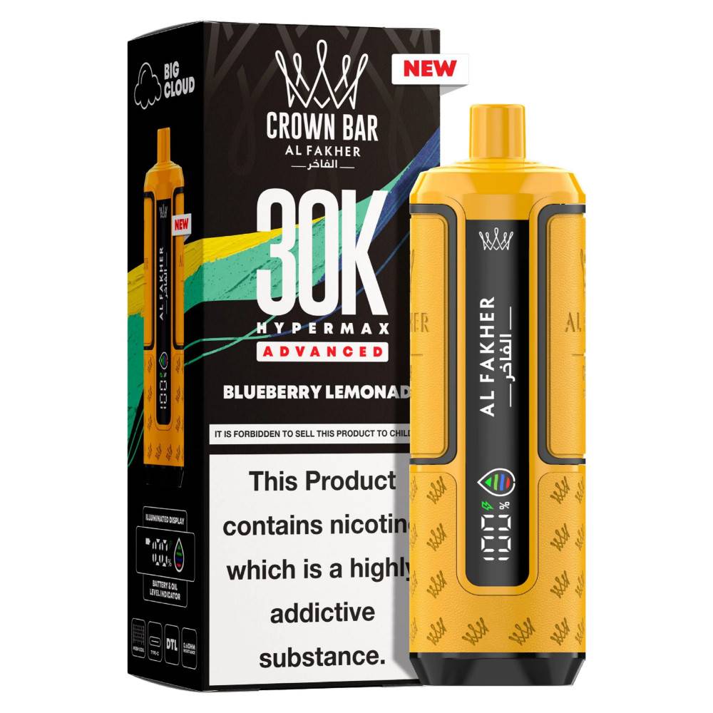Al Fakher 30k Hypermax Pods Box of 5 Blueberry Lemonade