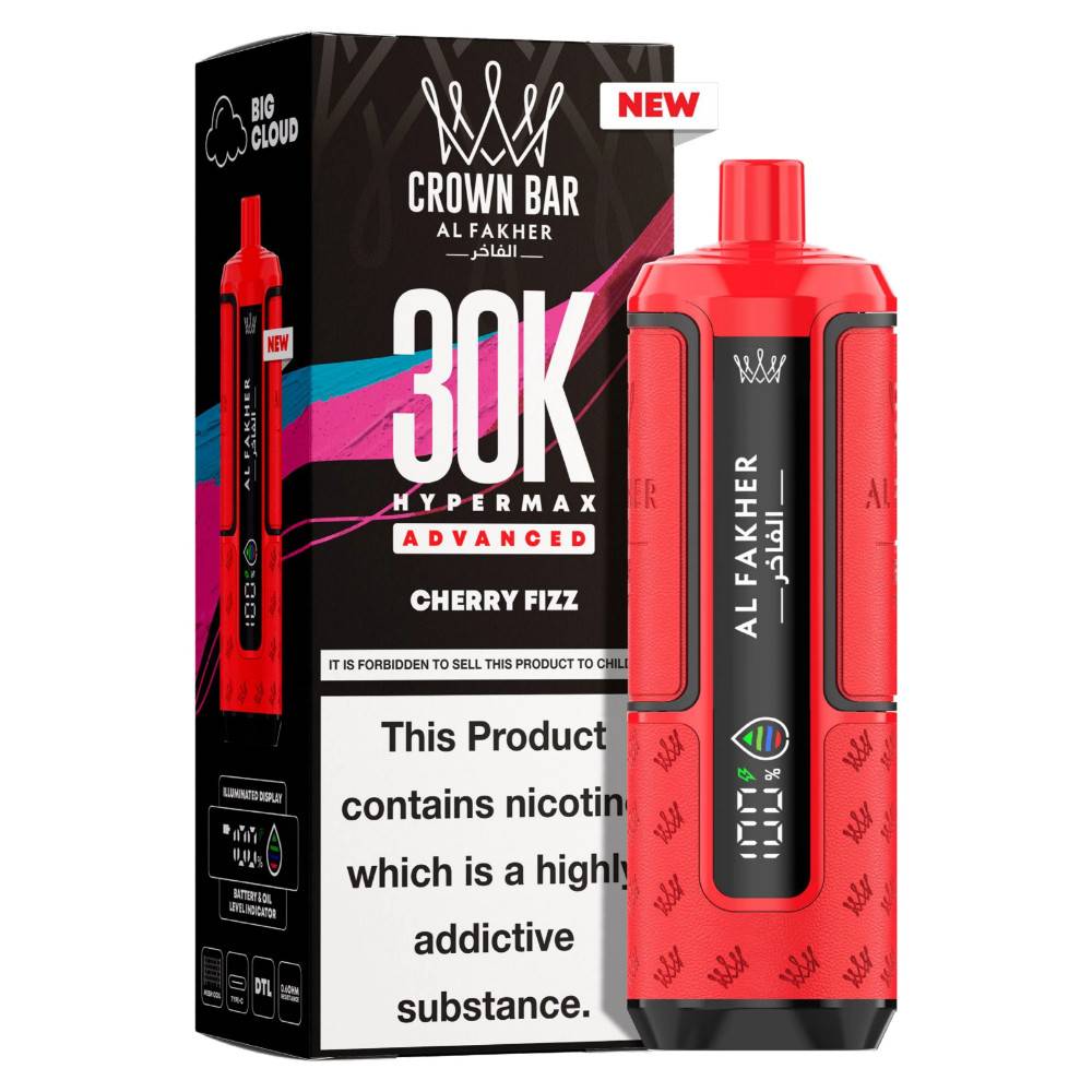 Al Fakher 30k Hypermax Pods Box of 5 Cherry Fizz
