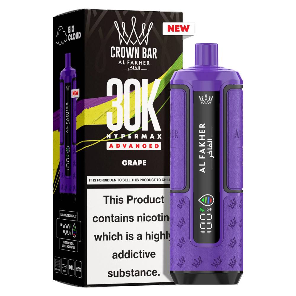 Al Fakher 30k Hypermax Pods Box of 5 Grape