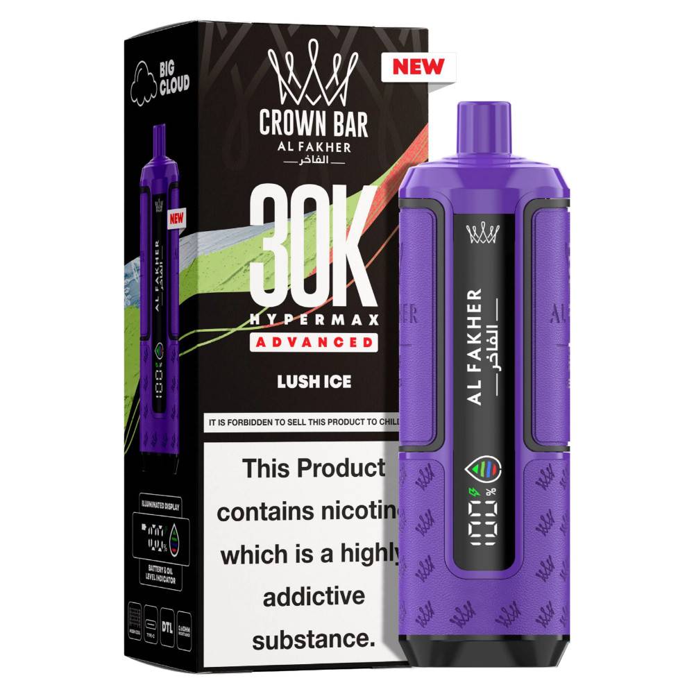 Al Fakher 30k Hypermax Pods Box of 5 Lush Ice