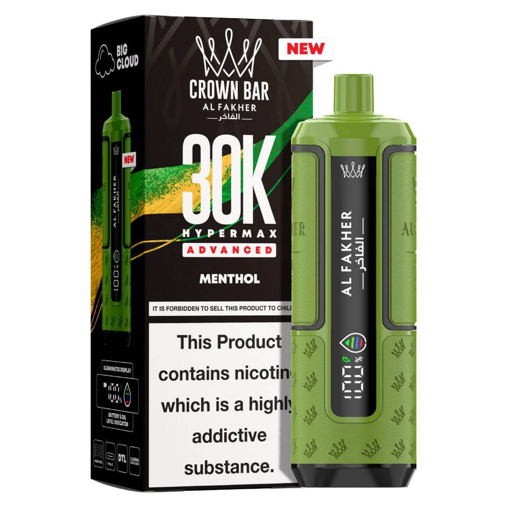 Al Fakher 30k Hypermax Pods Box of 5 Menthol