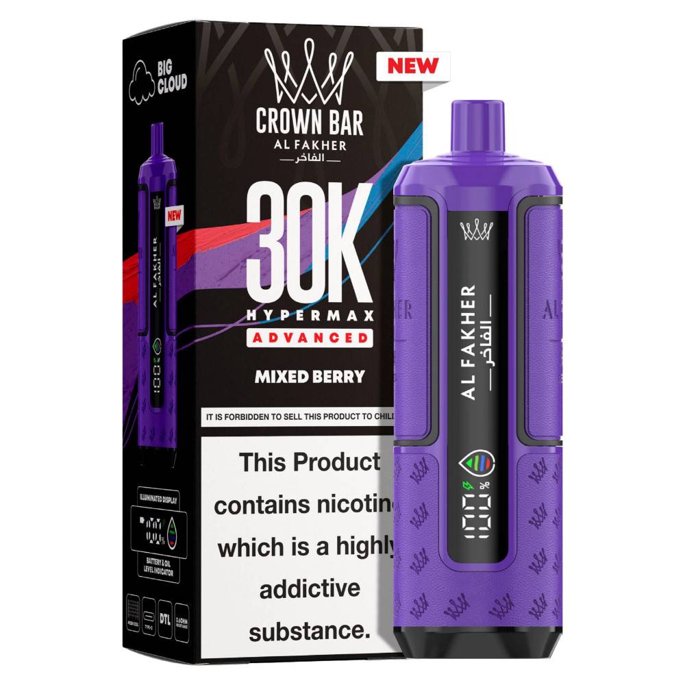 Al Fakher 30k Hypermax Pods Box of 5 Mixed Berry