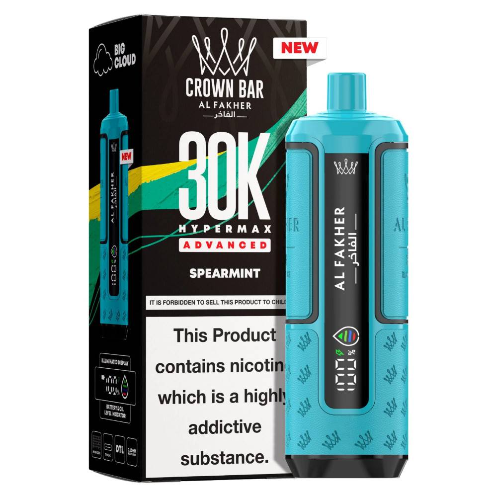 Al Fakher 30k Hypermax Pods Box of 5 Spearmint