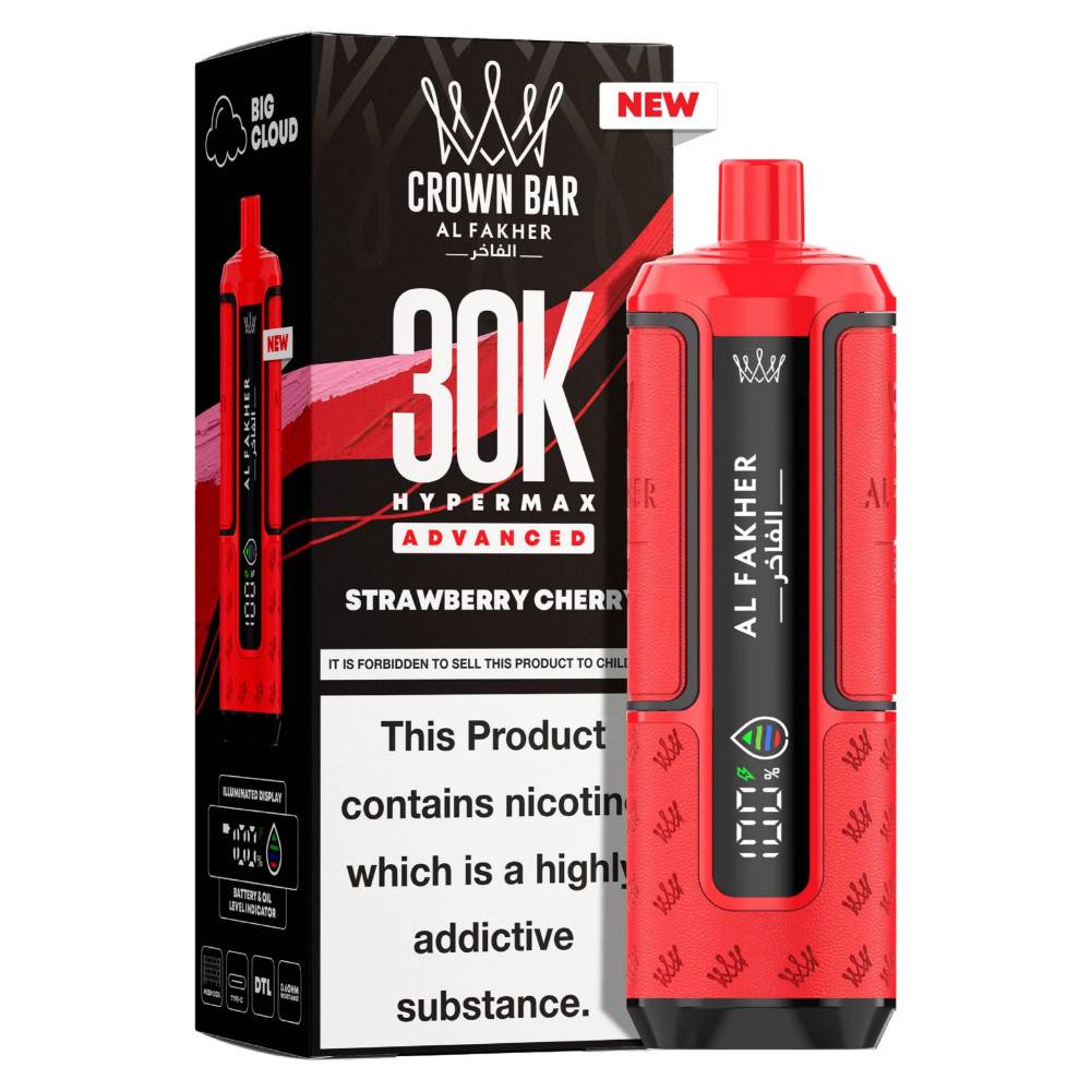 Al Fakher 30k Hypermax Pods Box of 5 Strawberry Cherry