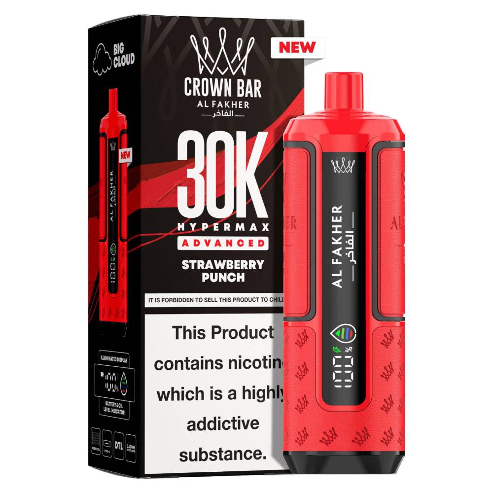 Al Fakher 30k Hypermax Pods Box of 5 Strawberry Punch