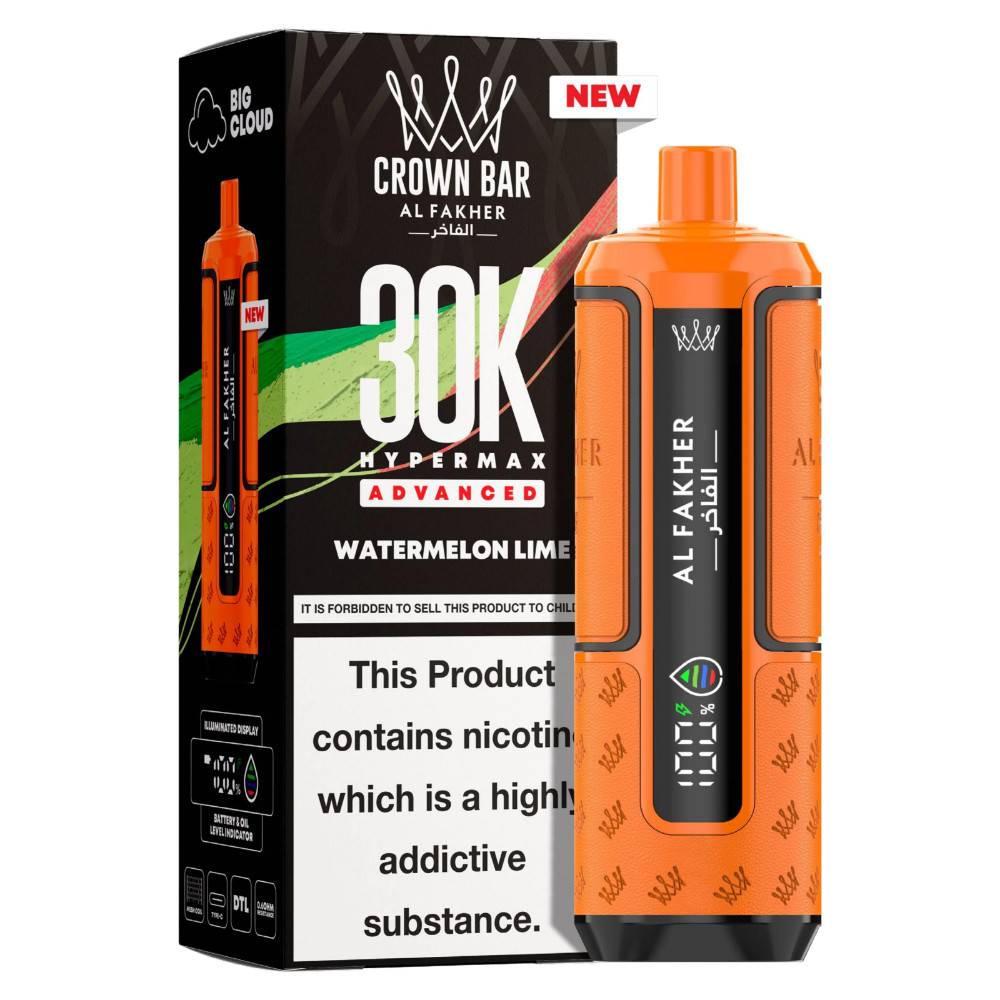 Al Fakher 30k Hypermax Pods Box of 5 Watermelon Lime