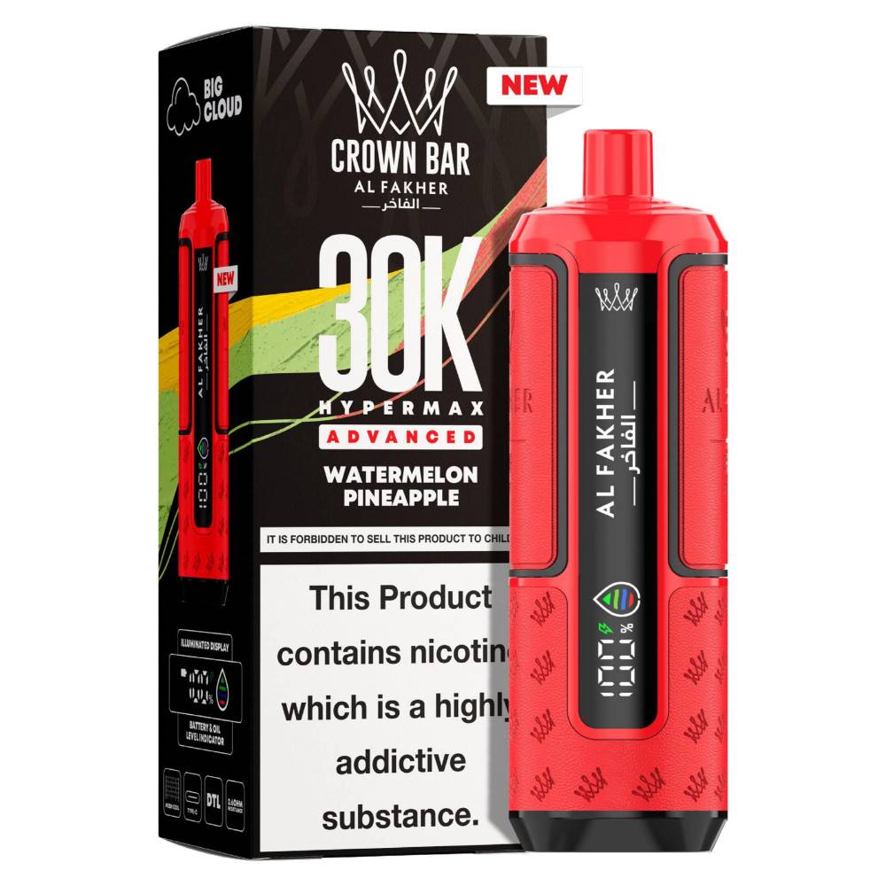 Al Fakher 30k Hypermax Pods Box of 5 Watermelon Pineapple