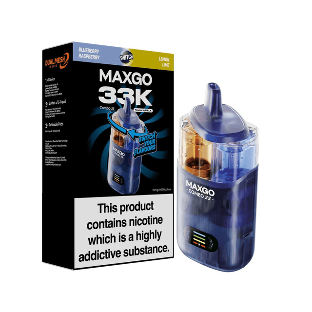 Maxgo 33k Prefilled Vape Kit Box of 3