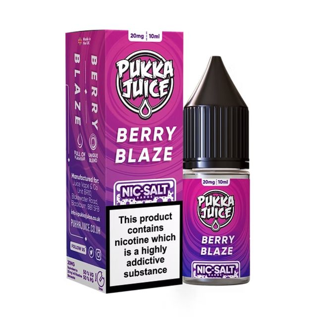 Pukka Juice Nic Salts e liquids 10ml Box of 10