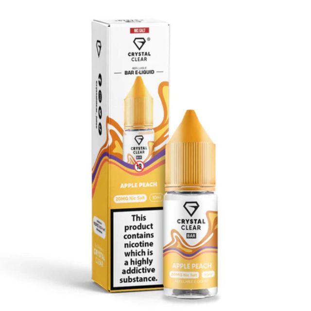 Crystal Clear Nic Salts e liquids 10ml Box of 10