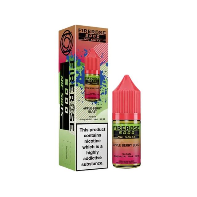 Firerose 5000 Nic Salts e liquids 10ml Box of 10